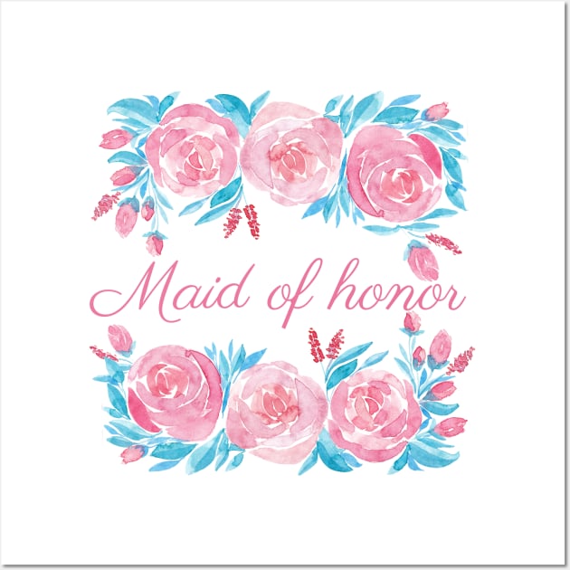 Maid of honor Wall Art by PrintAmor